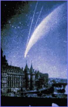 Комета Донати над Парижем